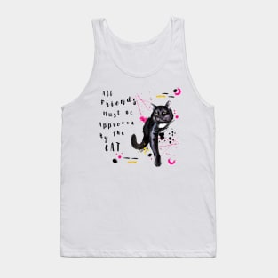 Cat Approval Quote Tank Top